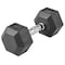 Lifeline Fitness Hex Rubber Dumbbell, 25lbs LLHRD25 - alternate 3